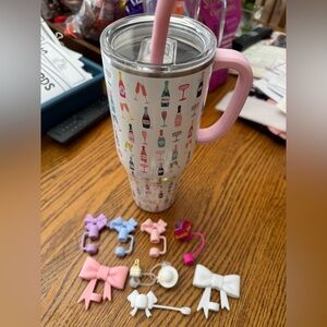 Colorful Swig Cocktail Tumbler with Handle